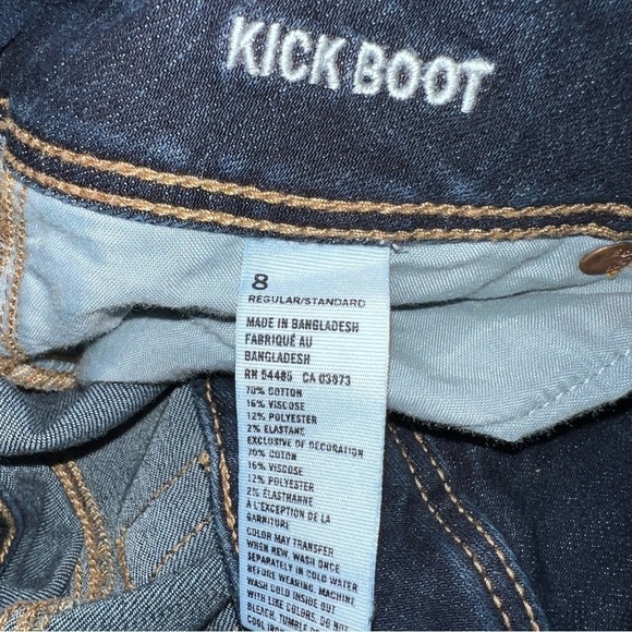 Kut From the Kloth Farrah Kick Boot Women’s Jeans Size 8 - Picture 5 of 14